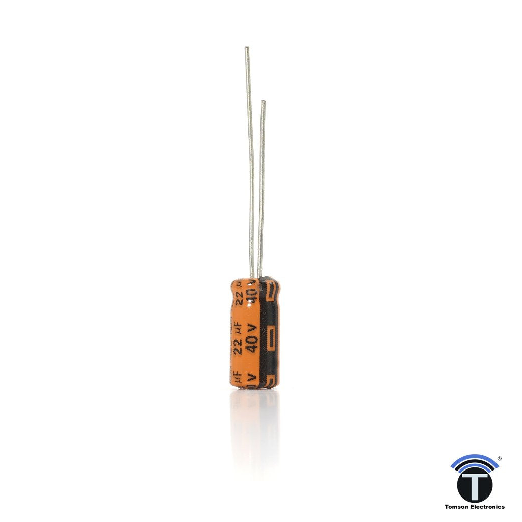 KELTRON 22 uF/40 V Radial Electrolytic Capacitor KELTRON 22 uF/40 V Radial Electrolytic Capacitor